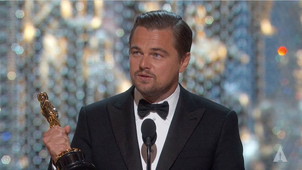 Leonardo DiCaprio won the Best Actor Oscar for The Revenant in 2016.