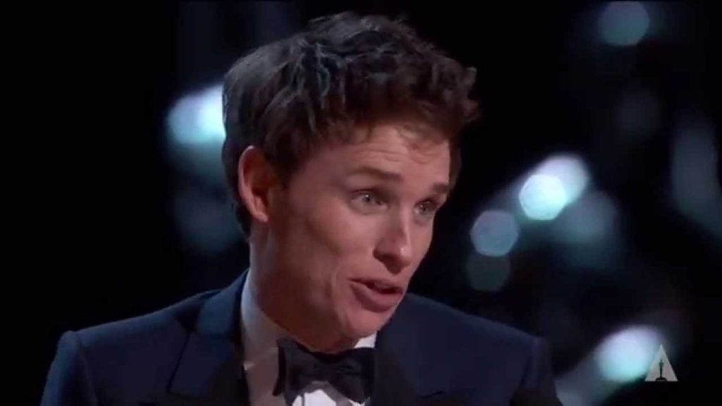 Eddie Redmayne won the Best Actor Oscar for The Theory of Everything in 2015.