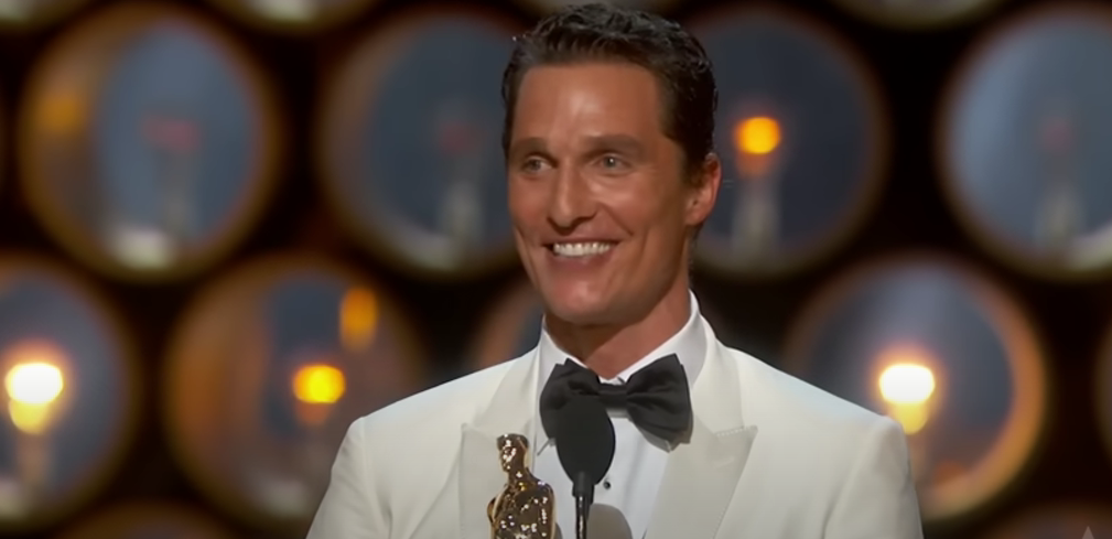 Matthew McConaughey won the Best Actor Oscar for Dallas Buyers Club in 2014.