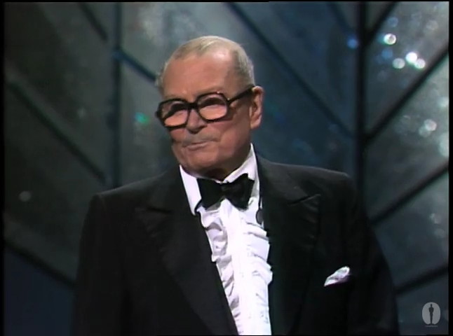 Laurence Olivier presenting 