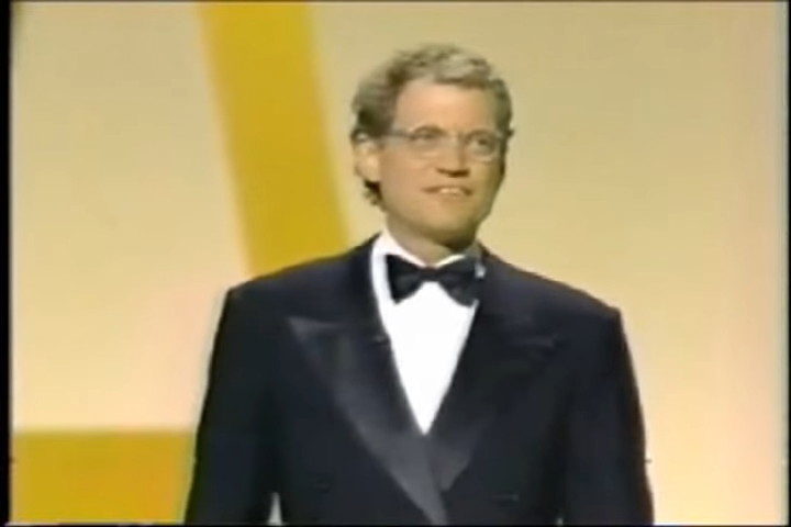 David Letterman hosting the Oscars in 1995