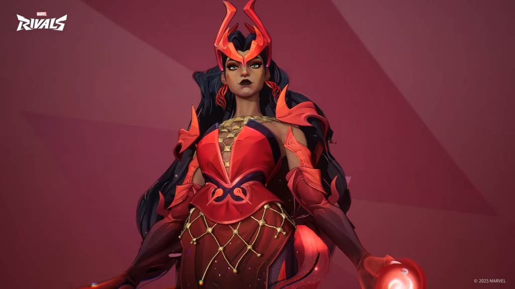 A Scarlet Witch skin in Marvel Rivals.