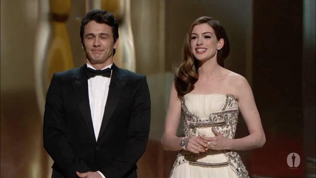 James Franco and Anne Hathaway at the Oscars