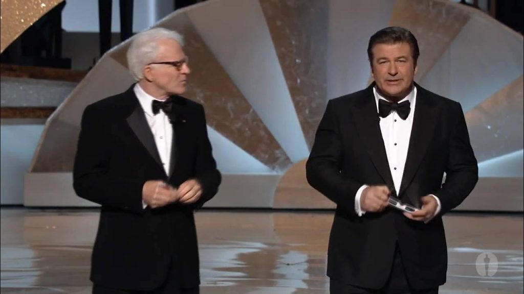 Steve Martin and Alec Baldwin at the Oscars