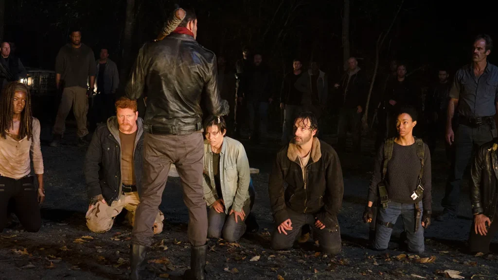 Negan tortures Rick's group