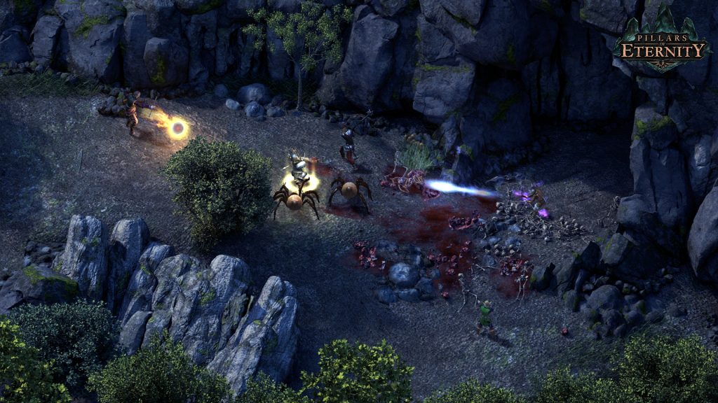 the image shows gameplay from Pillars of Eternity