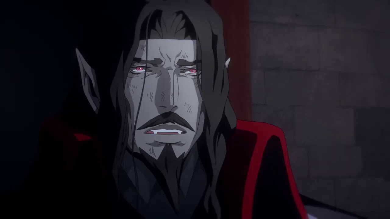 Dracula looking sad in Castlevania. 