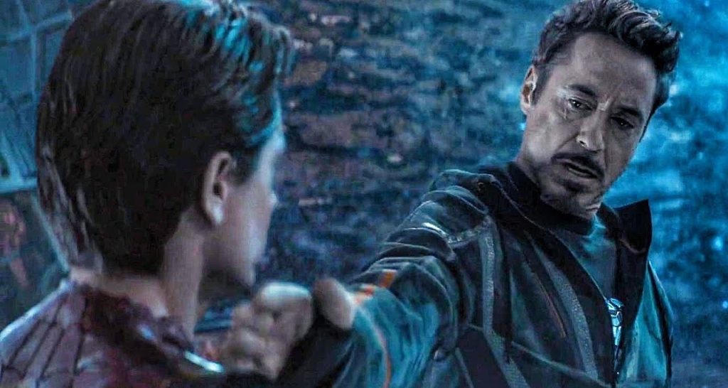 Tom Holland and Robert Downey Jr. in Avengers: Infinity War | Credits: Marvel Studios