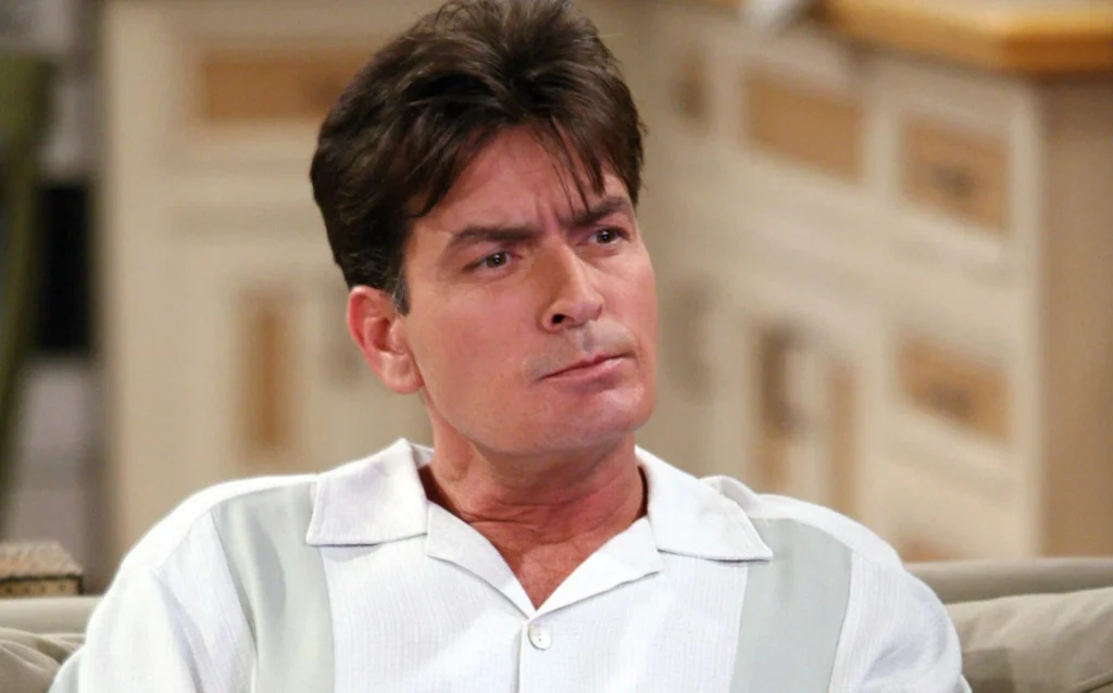 charlie sheen on two and a half men