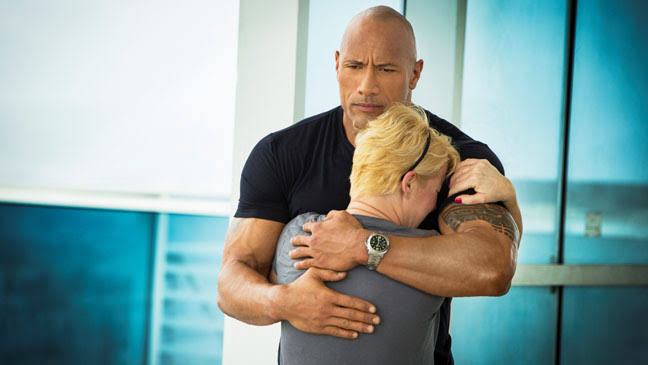 Dwayne Johnson as the host of The Hero 