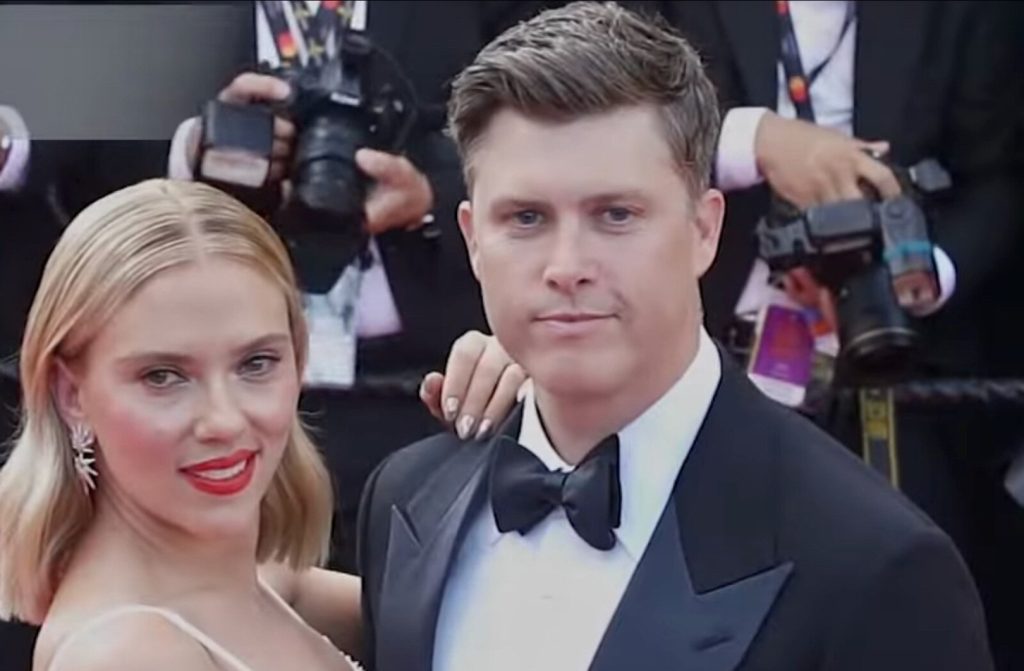 Scarlett Johansson & Colin Jost at Asteroid City premiere in Cannes Film Festival 2023