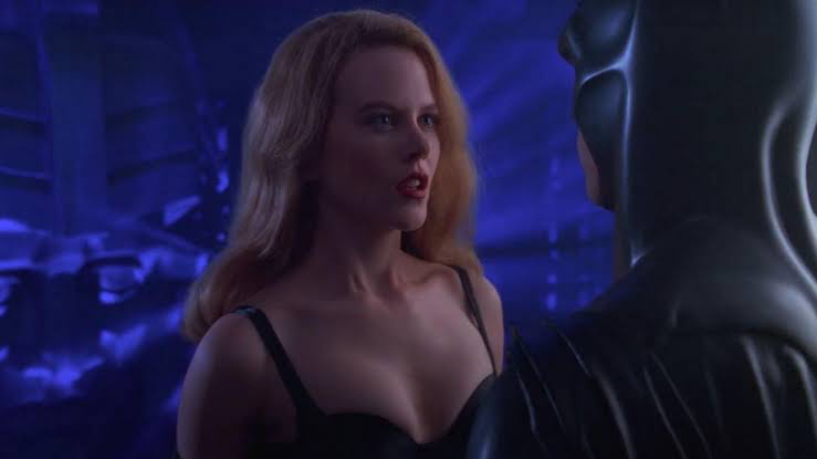 Nicole Kidman as Chase Meridan in Val Kilmer’s 1995 DC movie Batman Forever. 