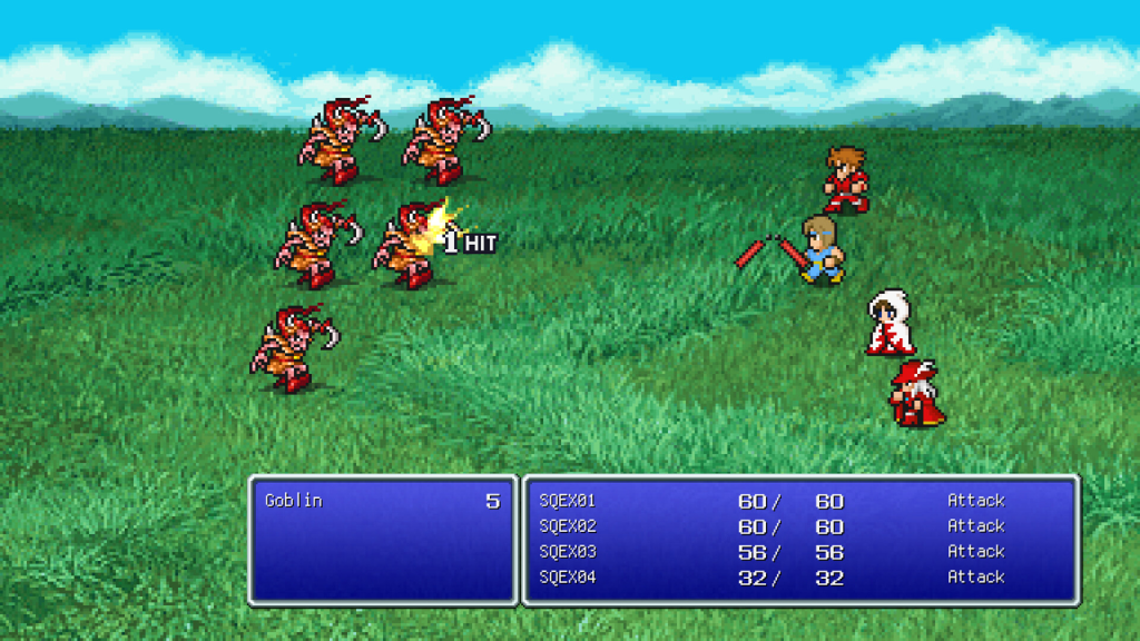 An in-game screenshot from Final Fantasy