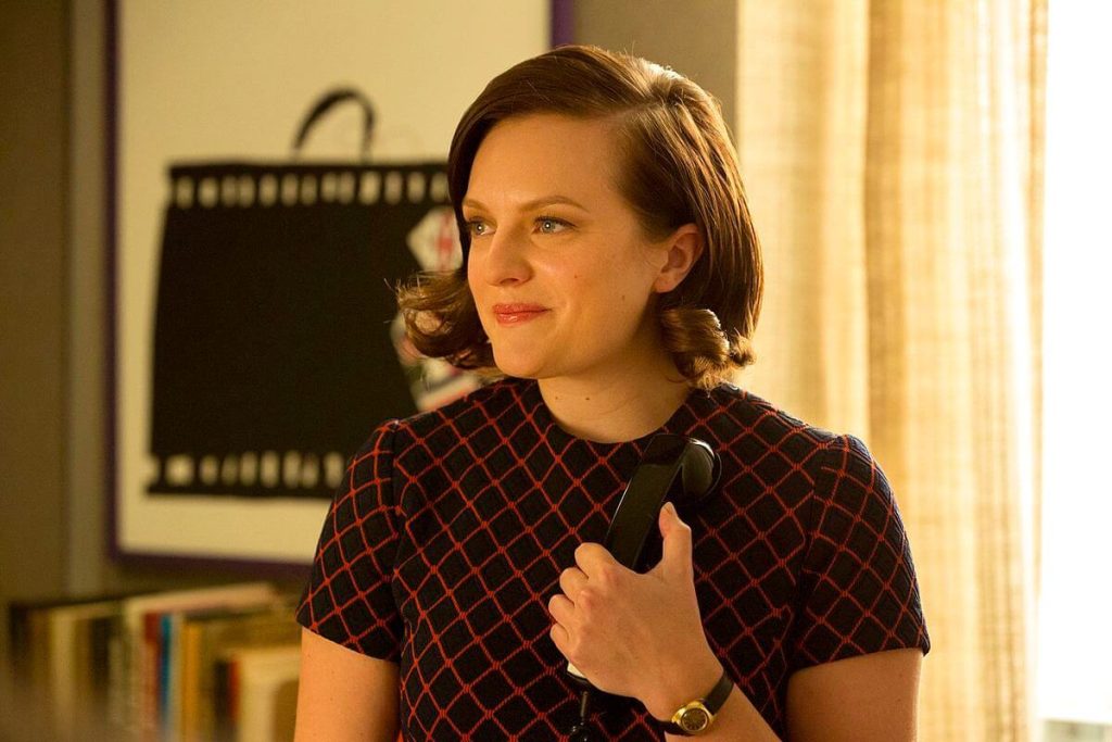 Elisabeth Moss as Peggy Olson in Mad Men