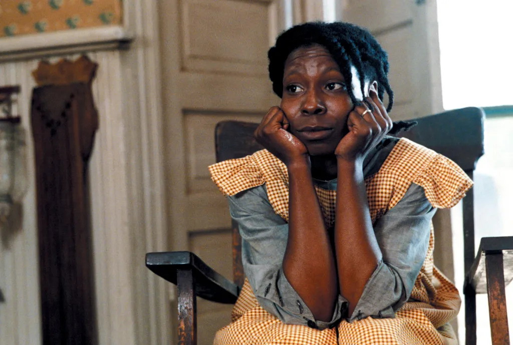 Whoopi Goldberg in The Color Purple (1985).