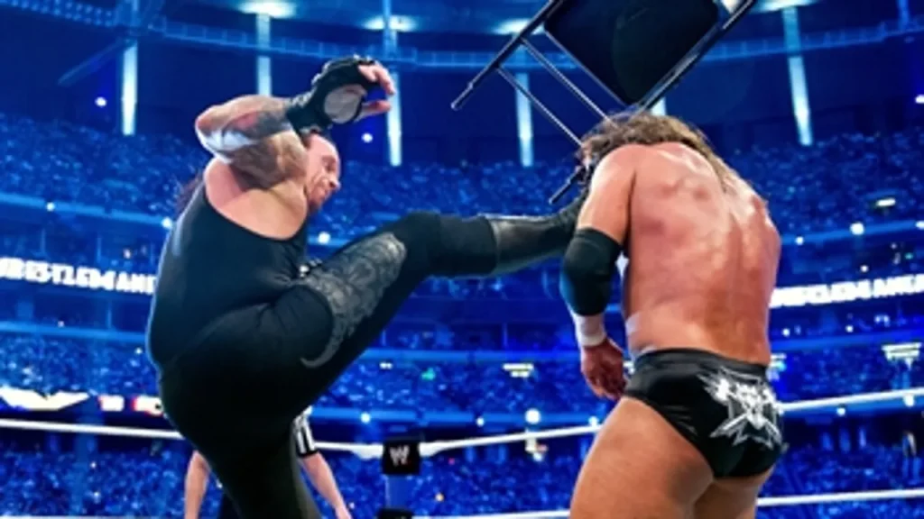 Undertaker vs Triple H at WrestleMania 27