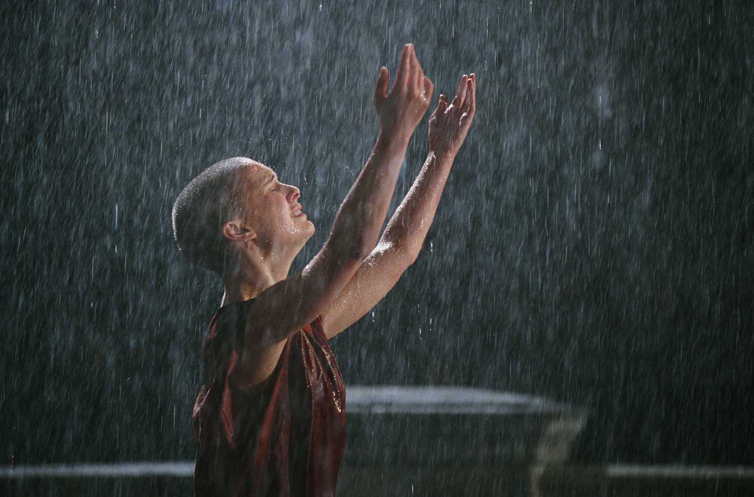 Natalie Portman in V for Vendetta.