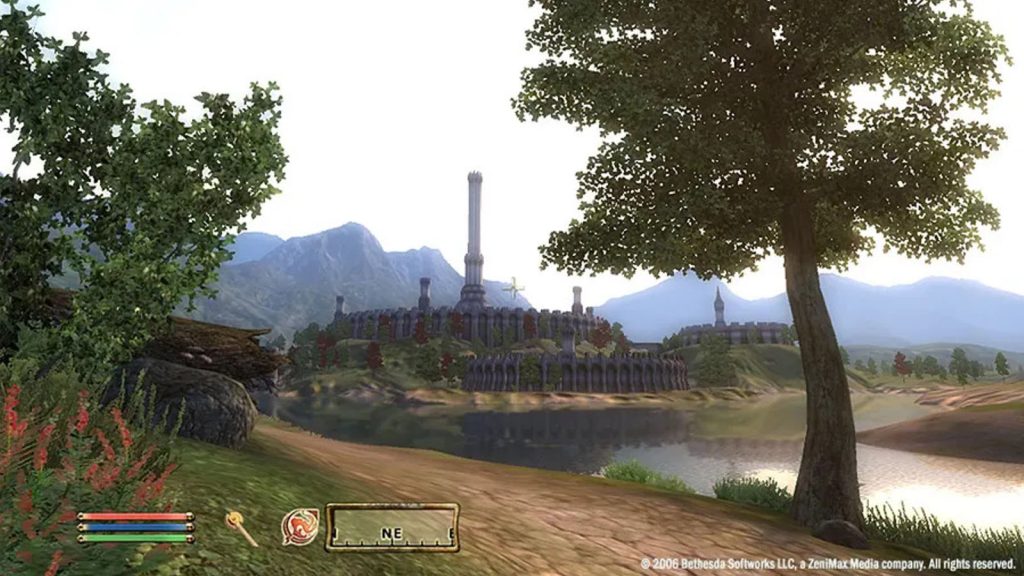 the image shows the city from The Elder Scrolls IV: Oblivion