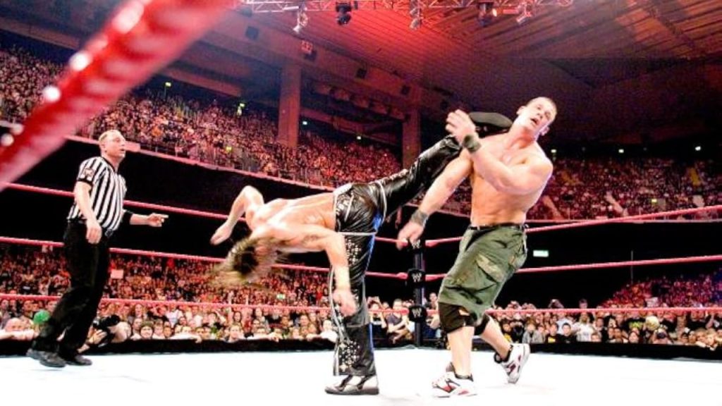 Shawn Michaels vs. John Cena in WWE | Credits: WWE