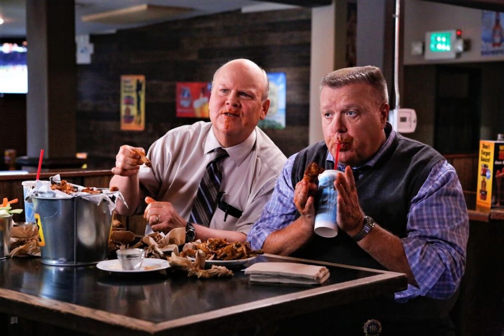 Hitchcock and Skully duo in Brooklyn Nine-Nine