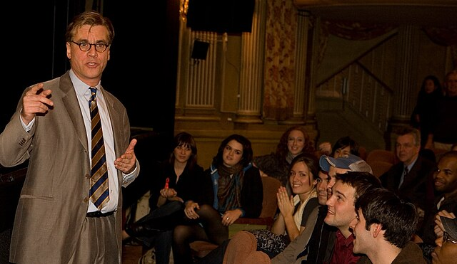 Aaron Sorkin | Image by: Eric Weiss licensed under CC-BY-SA 2.0 via Wikimedia Common