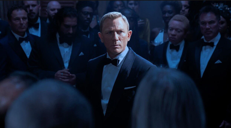 Daniel Craig as James Bond in the movie No Time to Die.