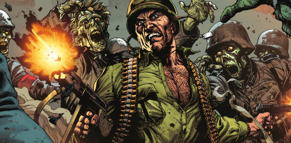 Image of Sgt. Rock from the DC Comics.