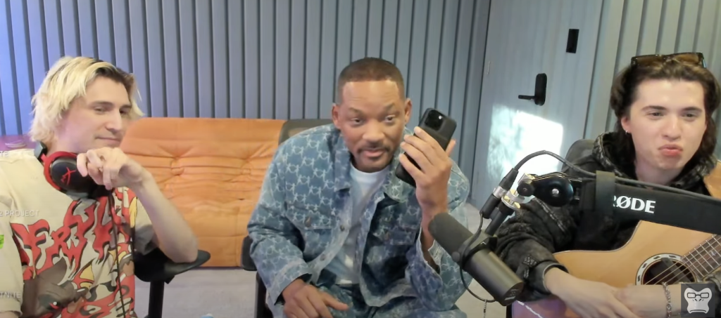 Will Smith on xQc's stream. 