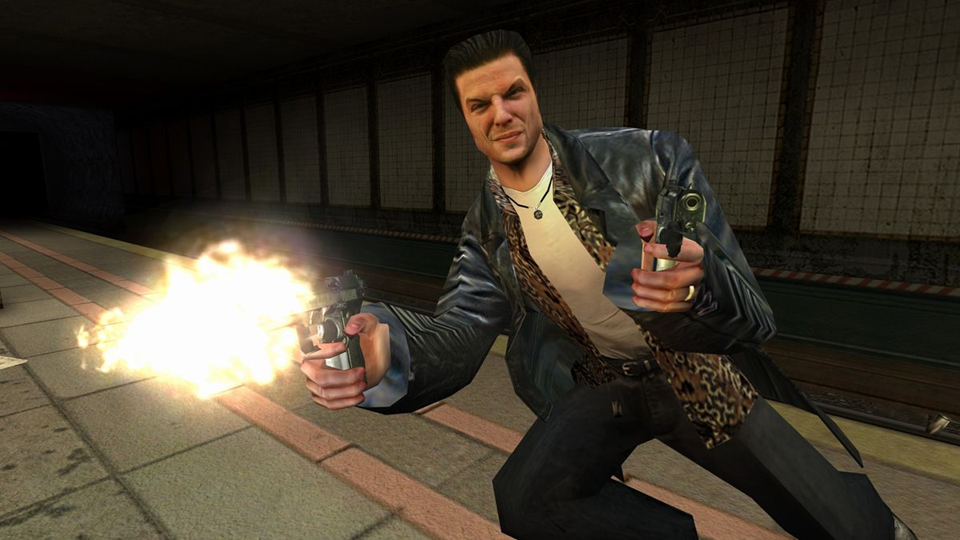 An in-game screenshot from Max Payne.