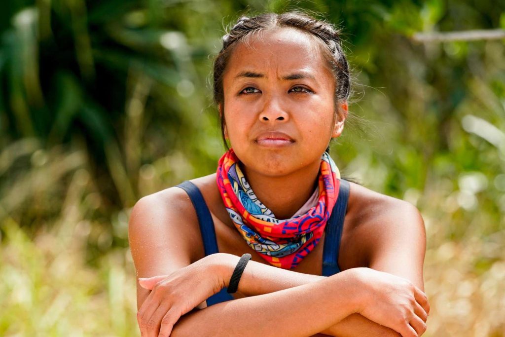 Erika Casupanan in a still from Survivor 41 