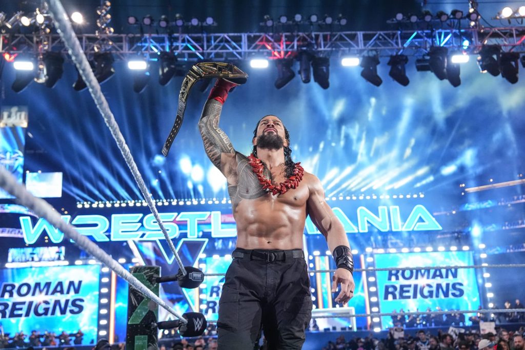 Roman Reigns at WrestleMania 40/ Credit: WWE