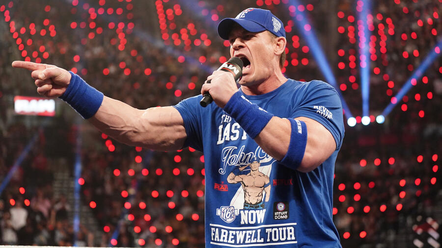 John Cena does a promo for WWE