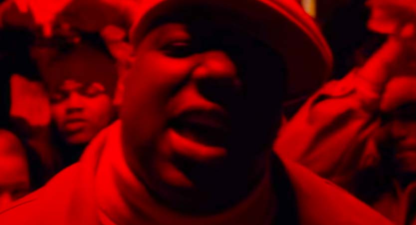 The Notorious B.I.G in the music video of Big Poppa