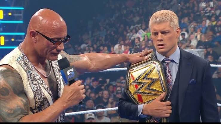 Dwayne Johnson made an offer to Cody Rhodes. 