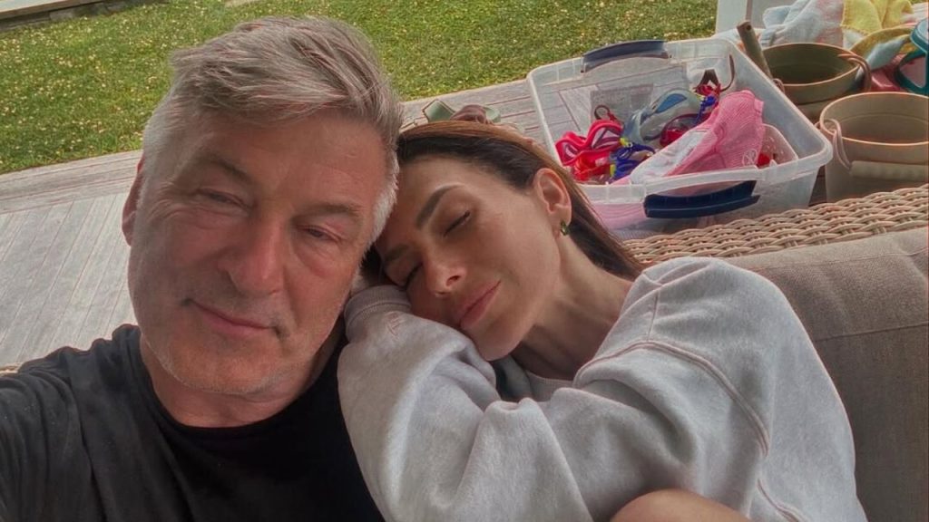 Alec Baldwin poses with wife, Hilaria Baldwin | Credits: @hilariabaldwin / Instagram