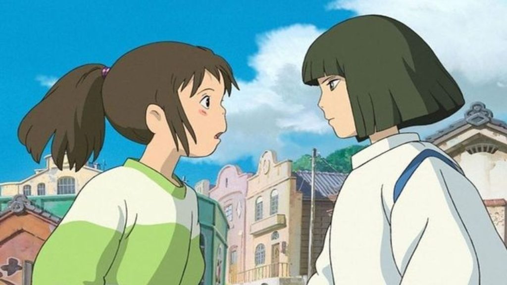 Haku promises Chihiro that they would meet again in Spirited Away