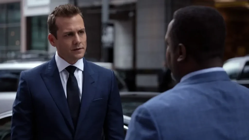 Gabriel Macht as Harvey Specter in Suits