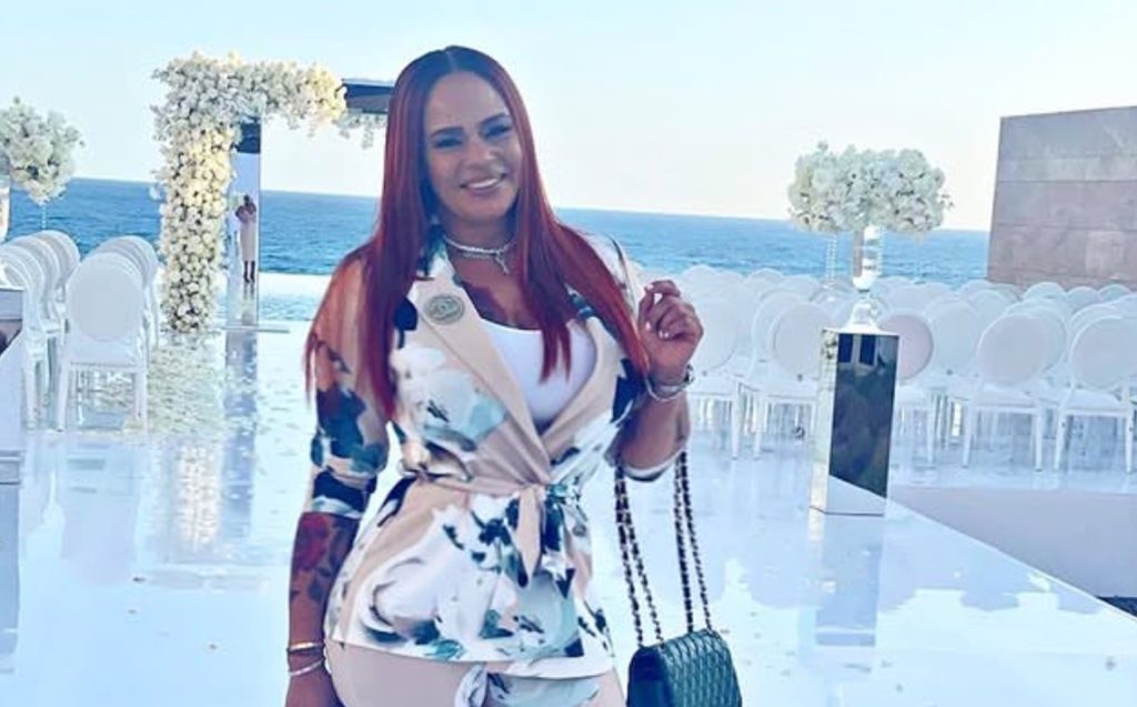 Musician, author and actress Faith Evans in a still from her Instagram photo 