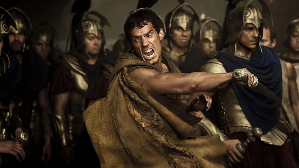 Henry Cavill as Theseus in Immortals.