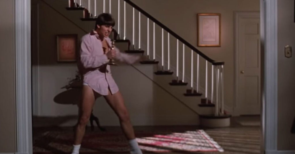 Tom Cruise dancing in Risky Business.