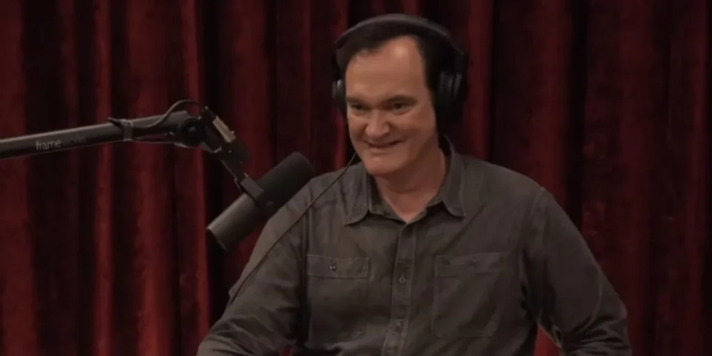 Quentin Tarantino on a podcast