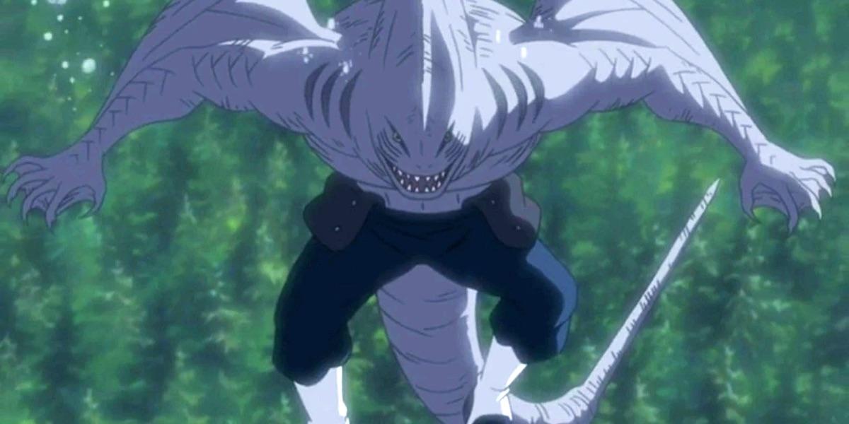 kisame shark form naruto masashi kishimoto