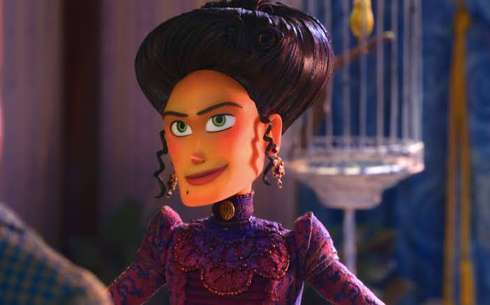 Zoe Saldaña voices the role of Adelina Fortnight in Missing Link 