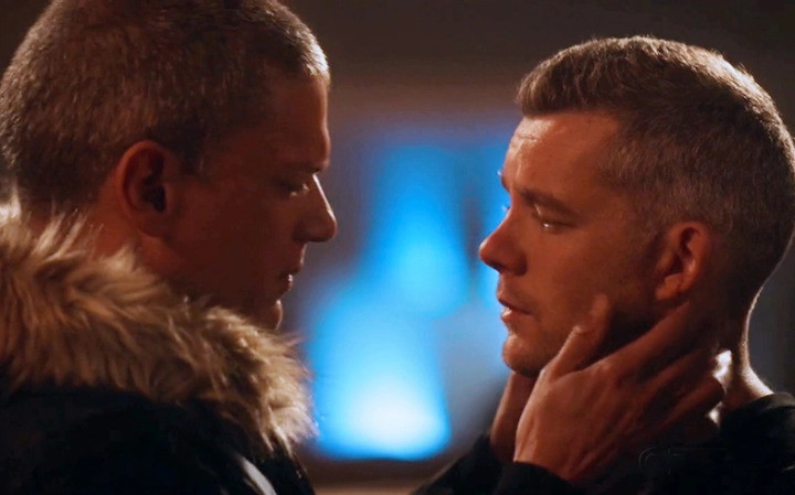 Wentworth Miller and Russell Tovey