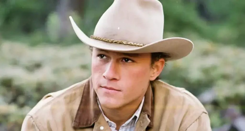 Heath Ledger in Brokeback Mountain