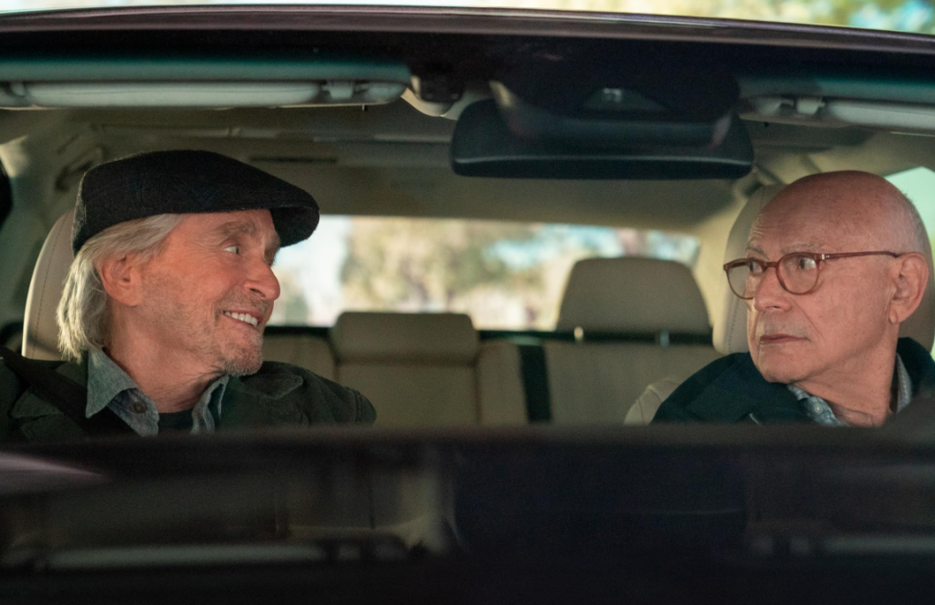 Michael Douglas and Alan Arkin in The Kominsky Method