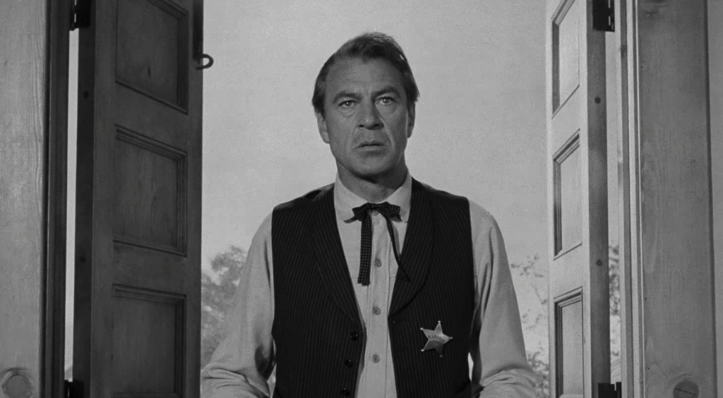 Gary Cooper in a still from High Noon 