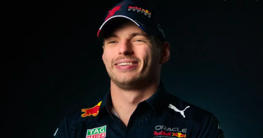 Max Verstappen at one of the interviews in Drive To Survive. 