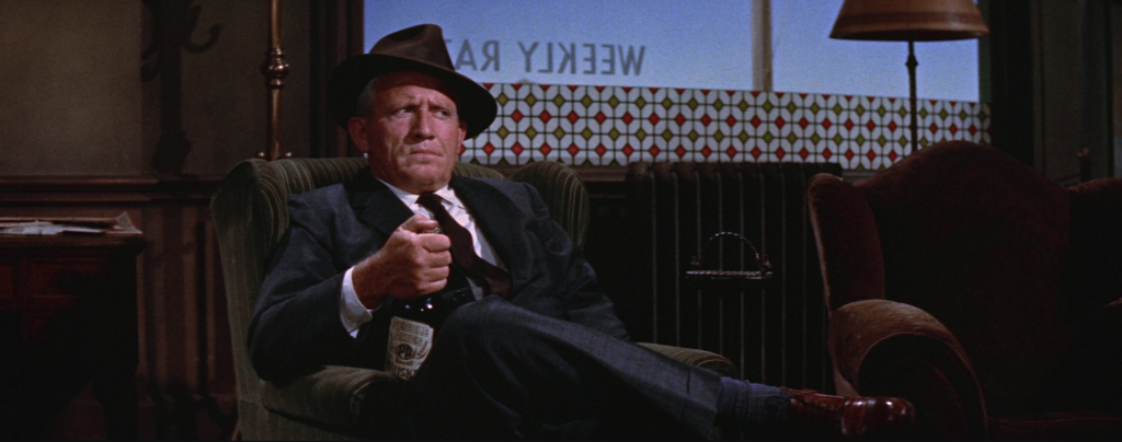 Spencer Tracy in a still from Bad Day at Black Rock