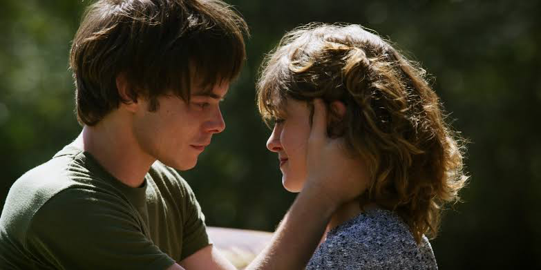 Natalia Dyer and Charlie Heaton in a still from the Netflix show Stranger Things